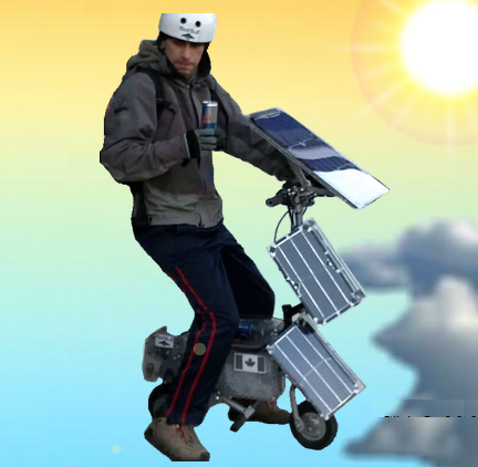 Scooter solar
